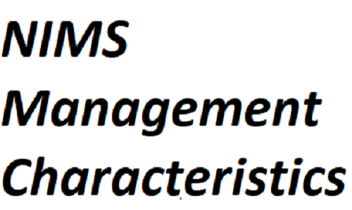 NIMS Management Characteristics